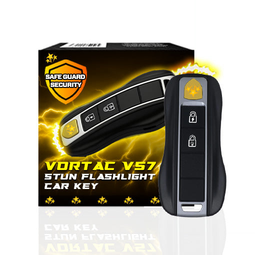 🎃 Halloween Pre-Sale 75% OFF 🛡️ 2025 Limited VORTAC V57 Stun Flashlight Car Key