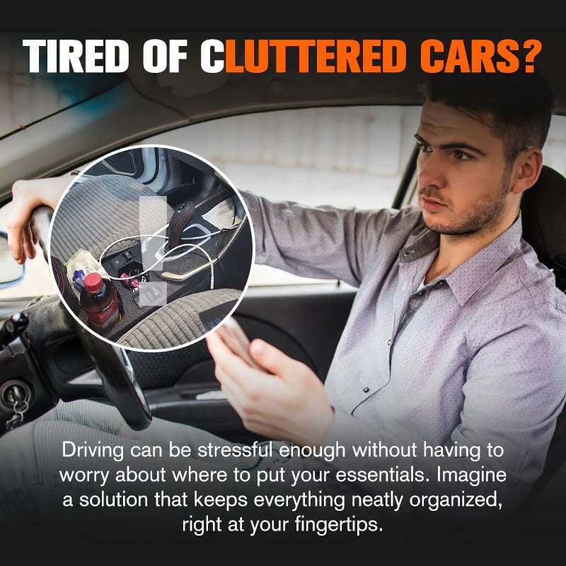 Exclusive Offer💥Multifunctional Leather Car Armrest Box Mat—Easy to Organize, Car Items Are in Their Places ✨