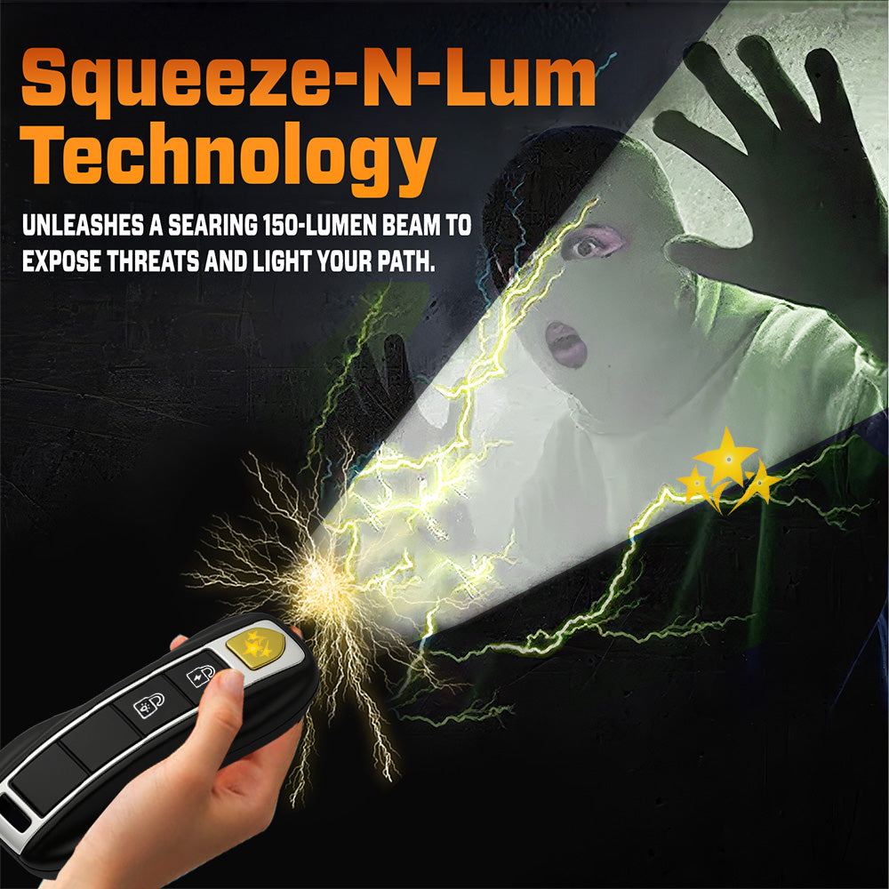 🎃 Halloween Pre-Sale 75% OFF 🛡️ 2025 Limited VORTAC V57 Stun Flashlight Car Key