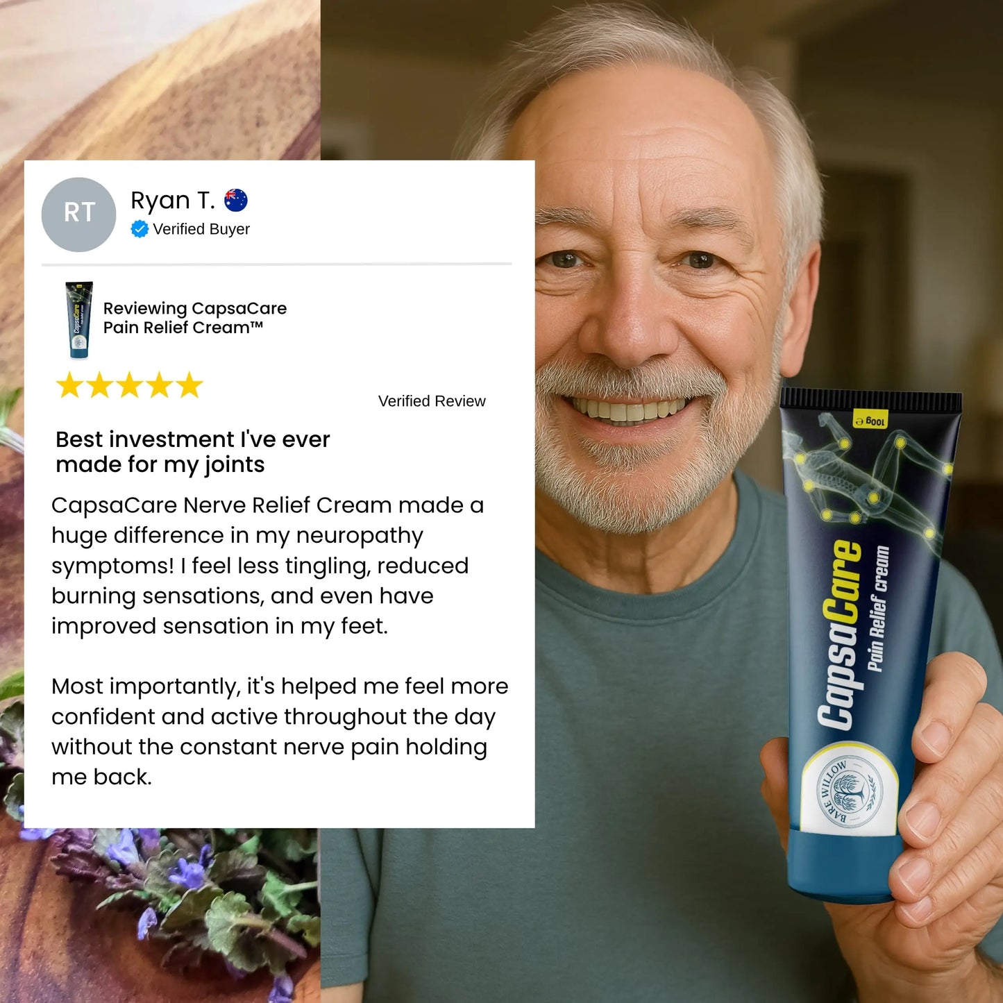 CapsaCare Neuropathy Relief Cream