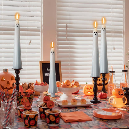 ?50K+ SOLD! Almost Gone ?Ghost Flameless Taper Candles with Remote and Timer