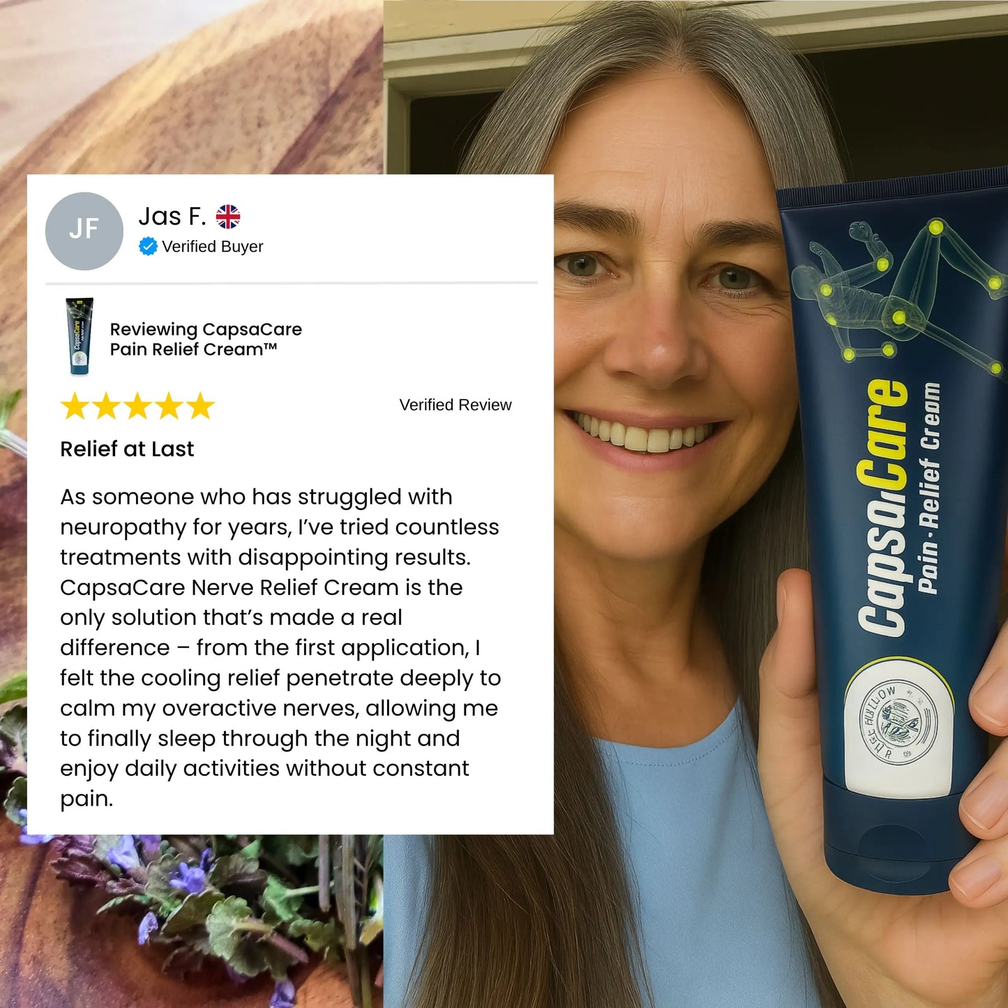 CapsaCare Neuropathy Relief Cream