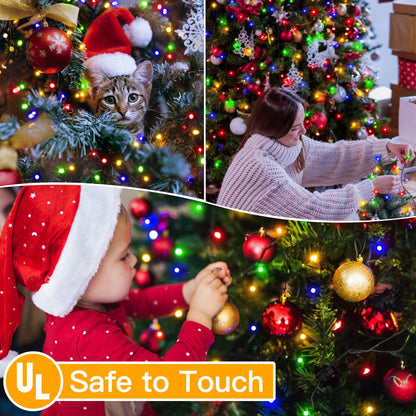 🎄🔥Waterproof Christmas Tree Waterfall Lights with Ring