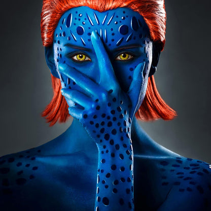 MEICOLY Black White Face Body Paint Stick Set with Sponges and Setting Powder,Face Paint Stick for Adults and Kids,Clown White Makeup,Face Painting for Halloween SFX Skull Zombie Skeleton Goth Makeup