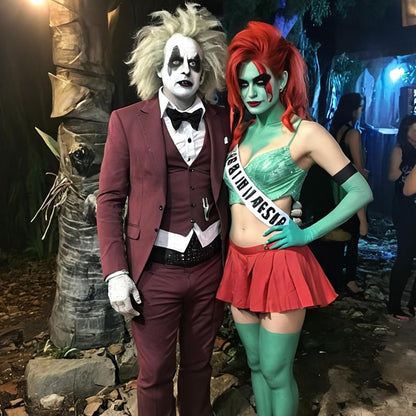 MEICOLY Black White Face Body Paint Stick Set with Sponges and Setting Powder,Face Paint Stick for Adults and Kids,Clown White Makeup,Face Painting for Halloween SFX Skull Zombie Skeleton Goth Makeup