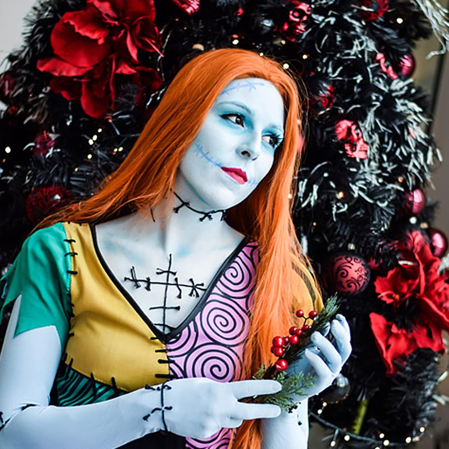 MEICOLY Black White Face Body Paint Stick Set with Sponges and Setting Powder,Face Paint Stick for Adults and Kids,Clown White Makeup,Face Painting for Halloween SFX Skull Zombie Skeleton Goth Makeup