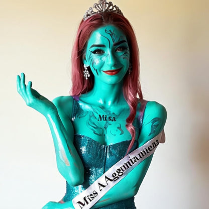 MEICOLY Black White Face Body Paint Stick Set with Sponges and Setting Powder,Face Paint Stick for Adults and Kids,Clown White Makeup,Face Painting for Halloween SFX Skull Zombie Skeleton Goth Makeup