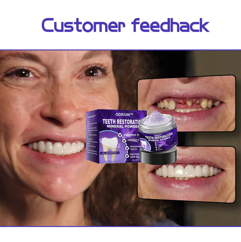🎁Flash Sale - Don’t Miss Out - NATRAVOR® Teeth Restoration Mineral Powder🦷(ADA recommended)👩‍⚕️(Treats periodontitis and mouth ulcers, prevents tooth loss, and repairs gum recession)