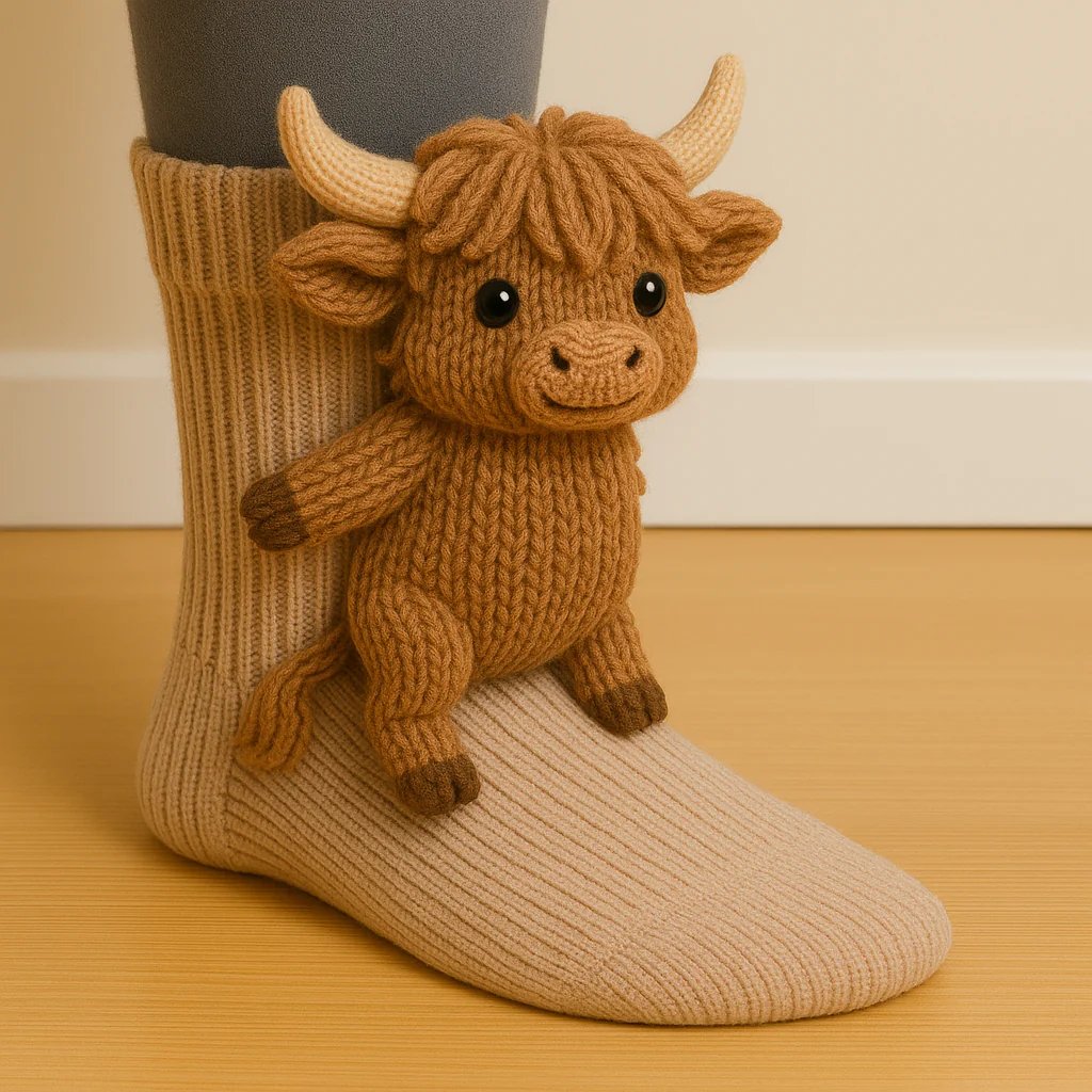 🎅Christmas Sale 50% Off 🎄3D Knit Animal Socks