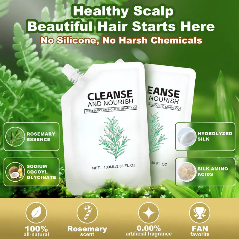 🧴 50% OFF✨ Smooth & Glossy Hair Shampoo - Natural growth, deep follicle repair, Sulfate-Free Formula for All Hair Types 🌟📦