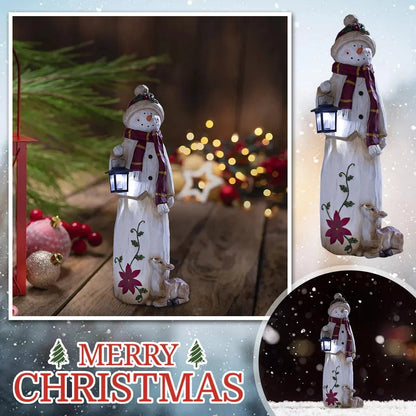 🎄⛄Handmade Snowman with Lantern