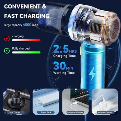 2-in-1 Handheld Cordless Home Vacuum Cleaner Car Cordless Vacuum Cleaner