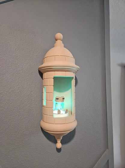 Puerto Rican Garita Wall Coqui Lamp (Color-Adjustable Lighting with Coqui Sound Control)