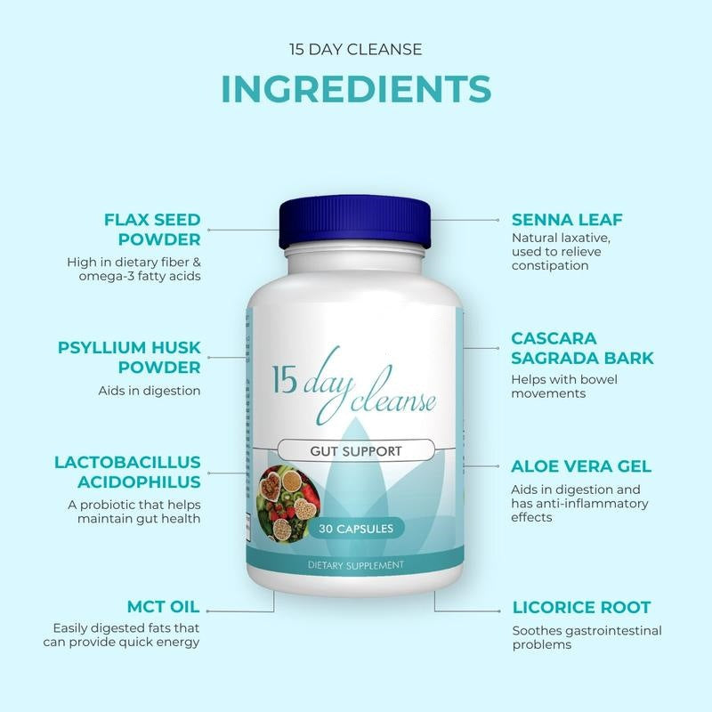 Intestinal Cleansing Dissolving Capsules Capsules for cleansing the intestines and colon Body supplem-YAO