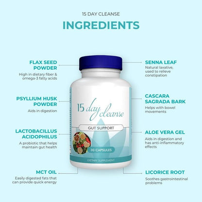 Intestinal Cleansing Dissolving Capsules Capsules for cleansing the intestines and colon Body supplem-YAO