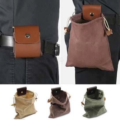 Foldable Canvas Foraging Pouch