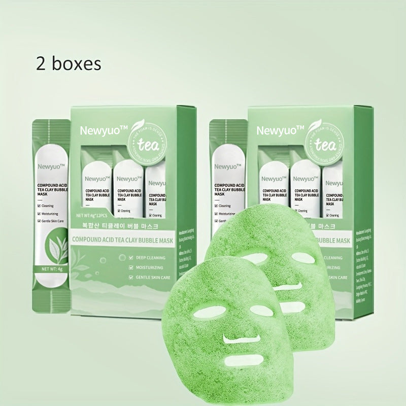 NATRAVOR® Green Tea InstaFoam Detox Mask 🍃 | Say Bye to Blackheads in 10 Seconds! 🧖‍♀️✨