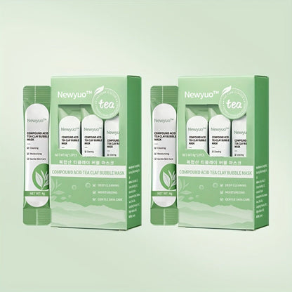 NATRAVOR® Green Tea InstaFoam Detox Mask 🍃 | Say Bye to Blackheads in 10 Seconds! 🧖‍♀️✨