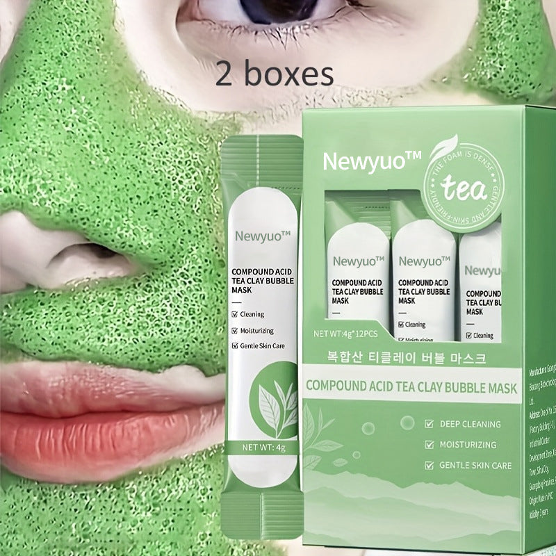 NATRAVOR® Green Tea InstaFoam Detox Mask 🍃 | Say Bye to Blackheads in 10 Seconds! 🧖‍♀️✨