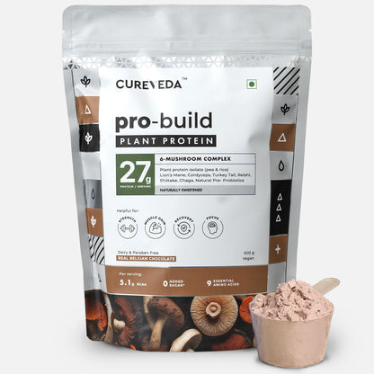 Pro-Build Plant Protein + 6 Mushroom Superpower