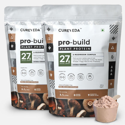 Pro-Build Plant Protein + 6 Mushroom Superpower