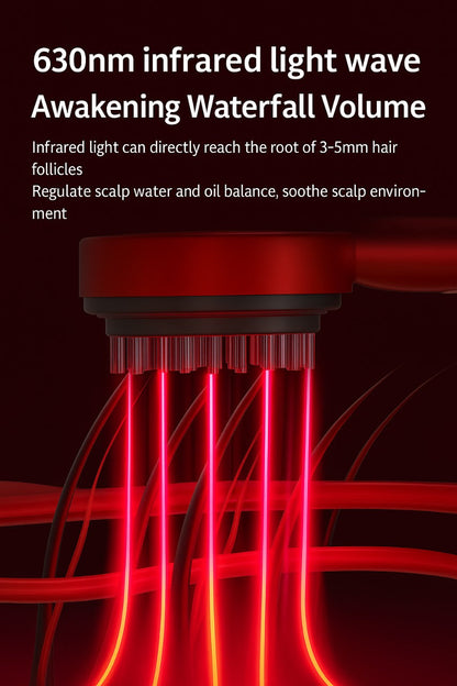 NATRAVOR™ – Scalp Massage & Red Light Therapy Comb