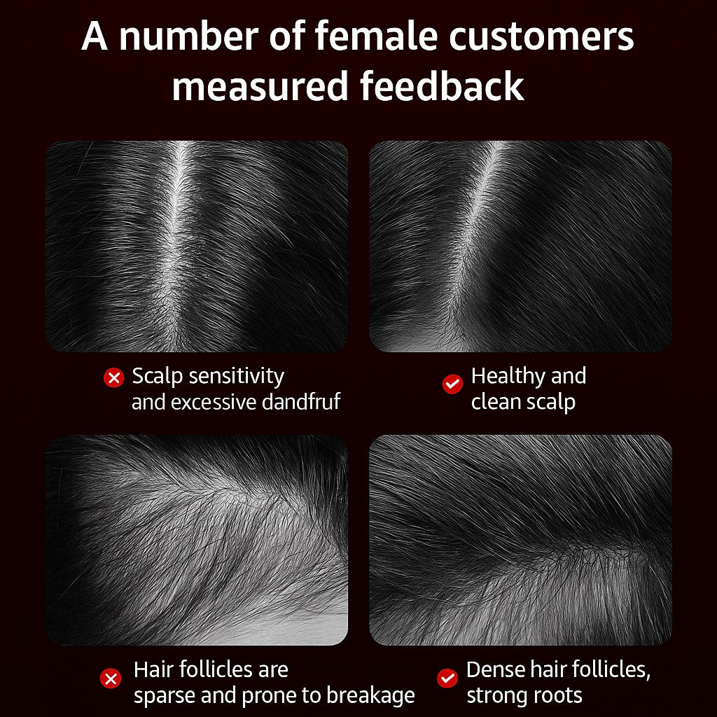 NATRAVOR™ – Scalp Massage & Red Light Therapy Comb