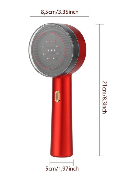 NATRAVOR™ – Scalp Massage & Red Light Therapy Comb