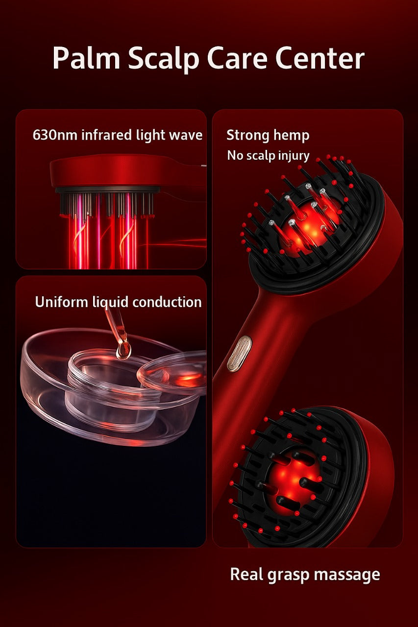 NATRAVOR™ – Scalp Massage & Red Light Therapy Comb