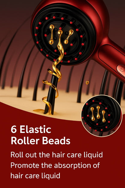 NATRAVOR™ – Scalp Massage & Red Light Therapy Comb