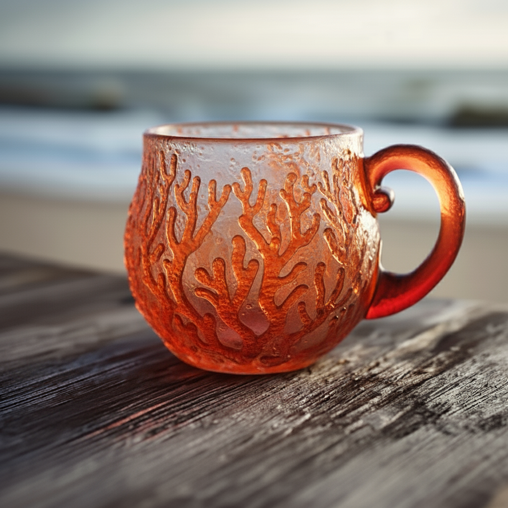 Ocean & Sunset - Themed Glass Mugs🌊