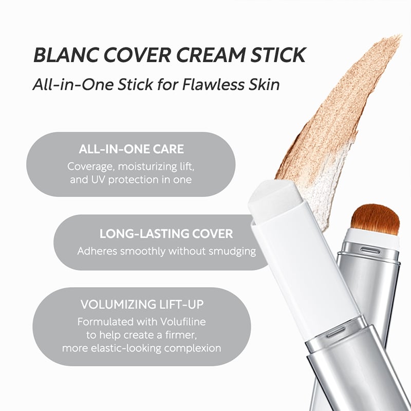 🎁🎉Meet the ELROEL Blanc Cover Stick V — Your All-in-One Beauty Essential!