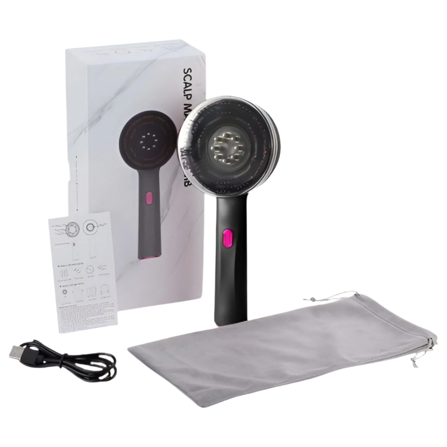 NATRAVOR™ – Scalp Massage & Red Light Therapy Comb